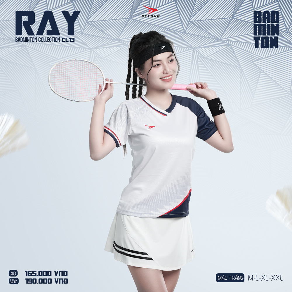 Áo thể thao cầu lông  Nữ Beyono Ray CL13
