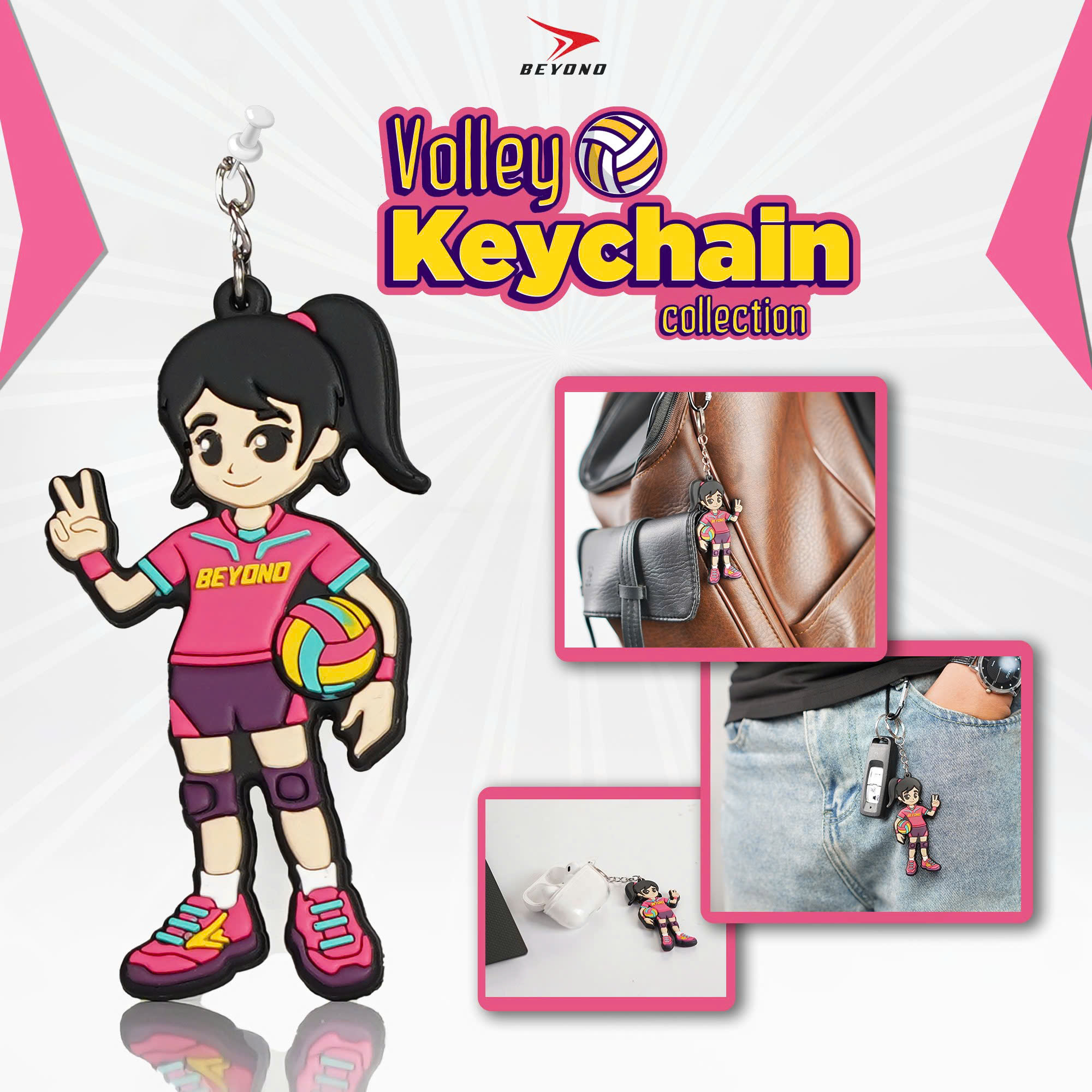 Móc khóa Beyono (Nữ) 