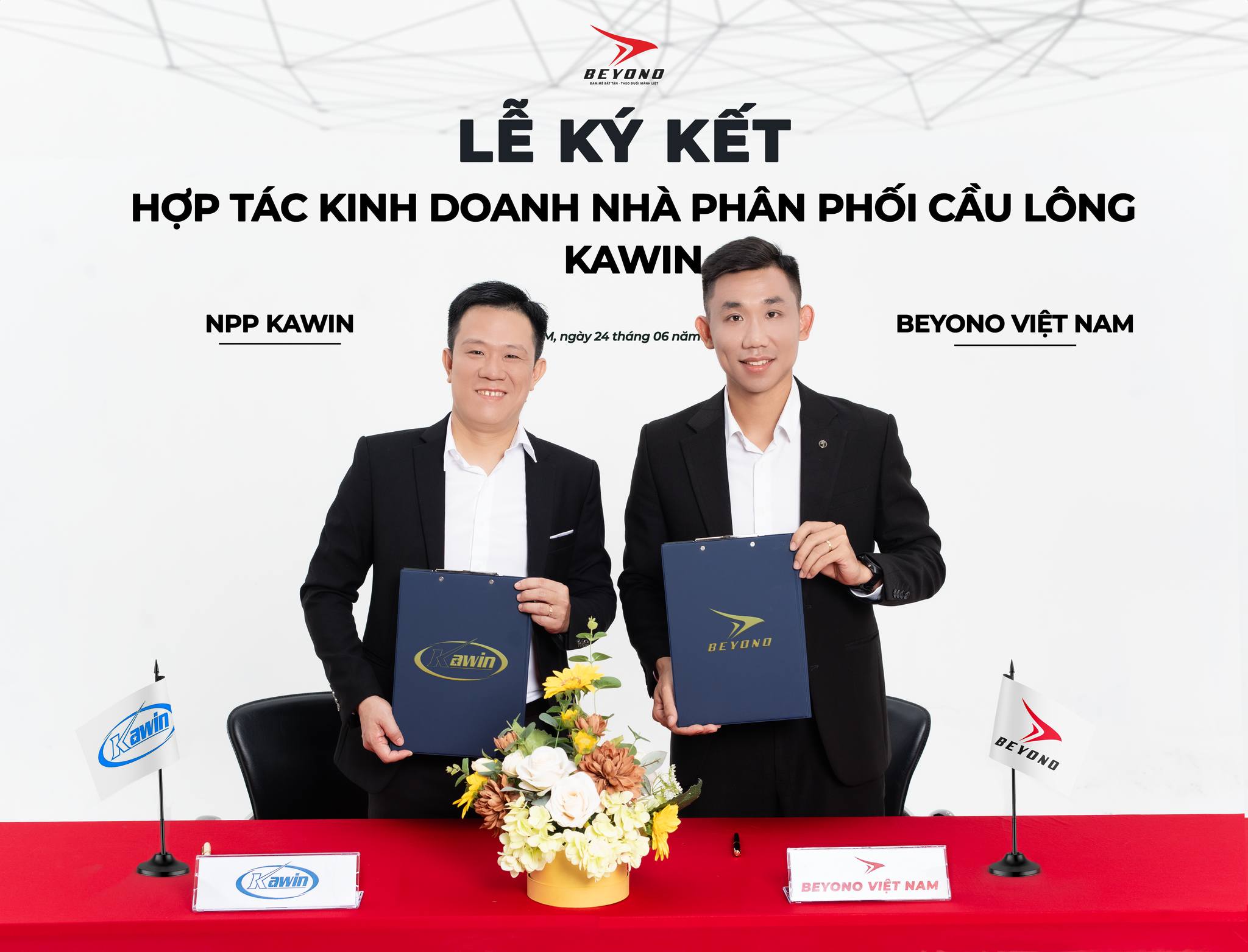 BEYONO VIỆT NAM và KAWIN: Mở Rộng Hợp Tác Chiến Lược, Đa Dạng Ngành Hàng Cầu Lông
